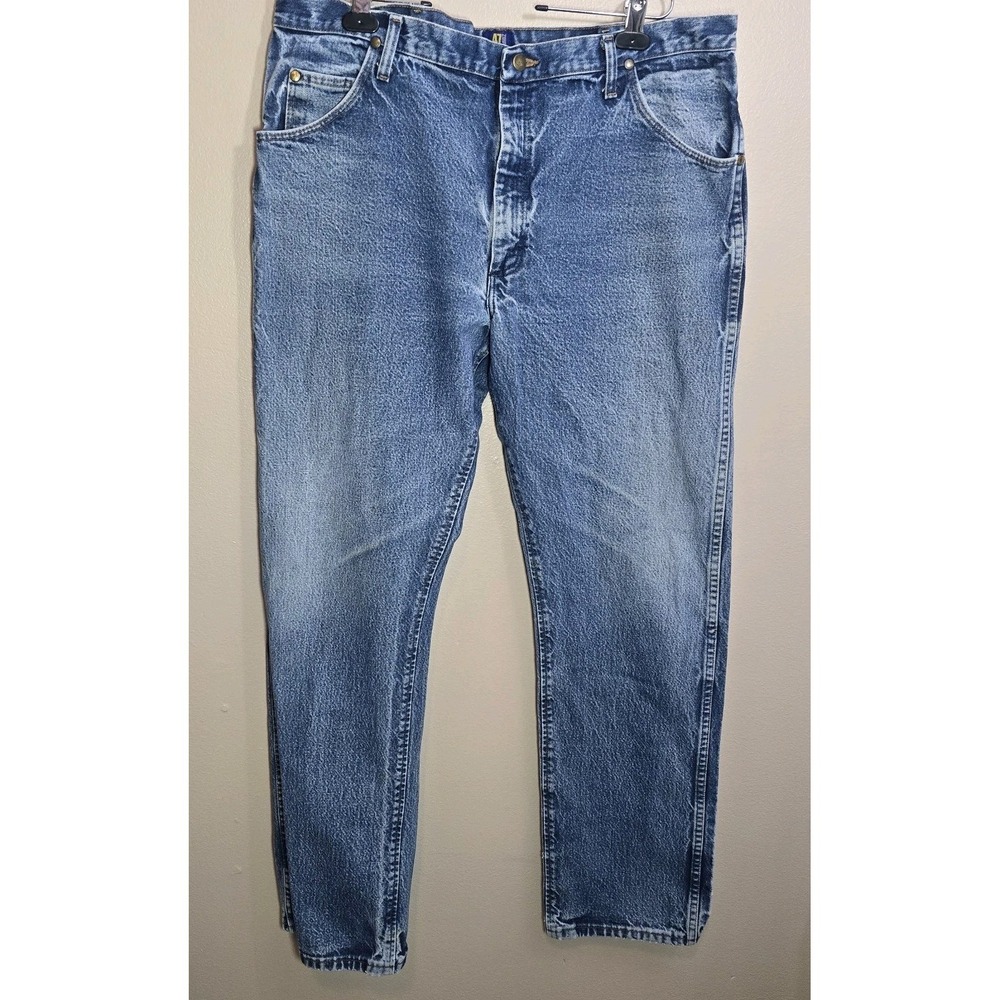 Wrangler Jeans Cowboy Cut Men's 40x34 Denim Regular Fit Premium Western Jeans